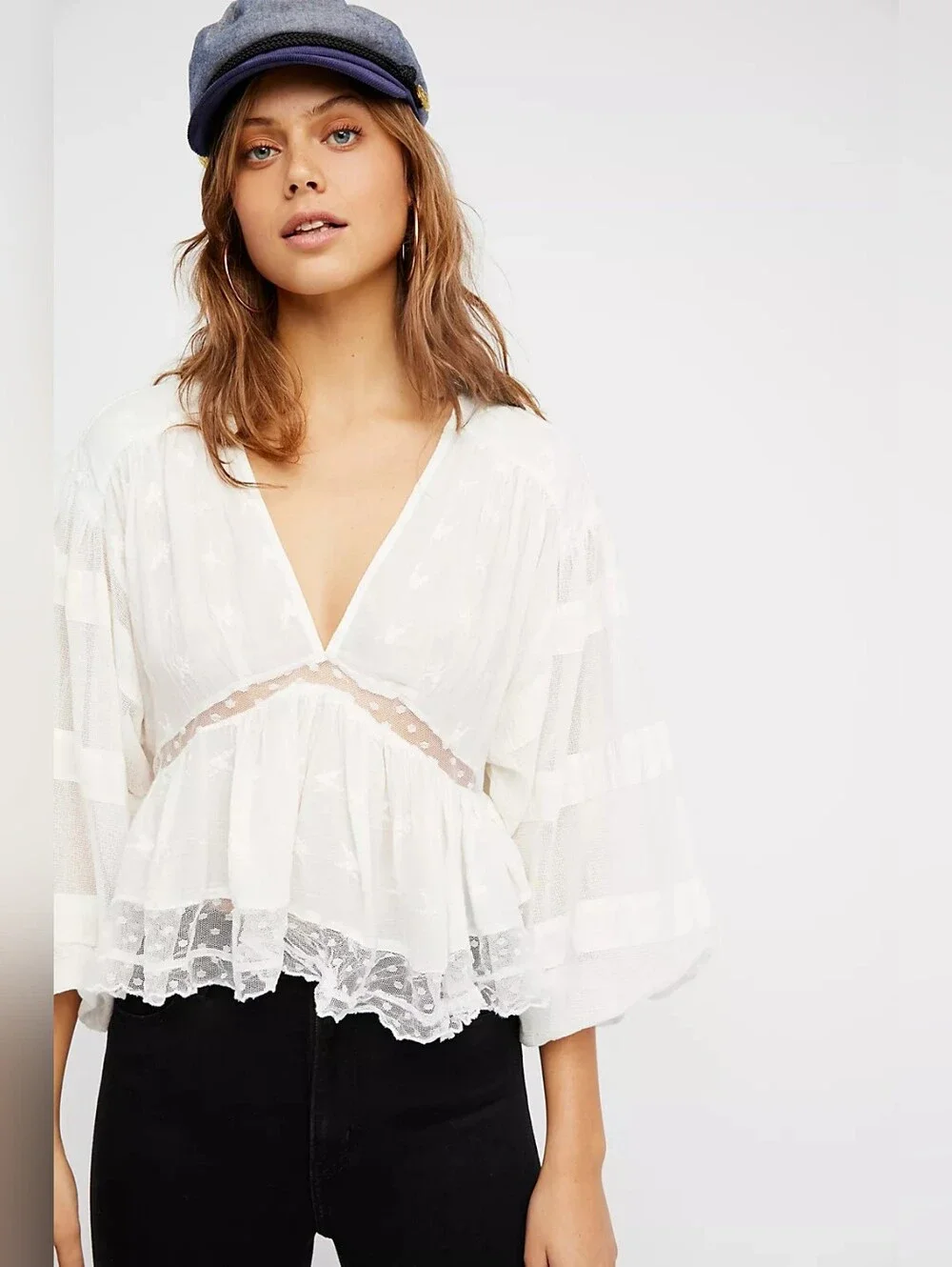 Free people Nostalgic feels Blouse